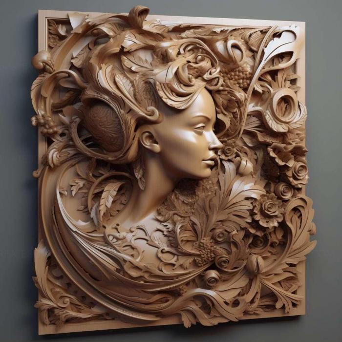 نموذج ثلاثي الأبعاد لآلة CNC 3D Art 